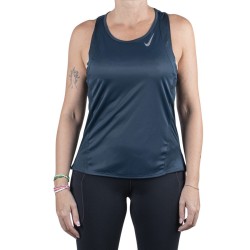 Nike Camiseta Nike Dri-fit Race Azul Marino Mujer