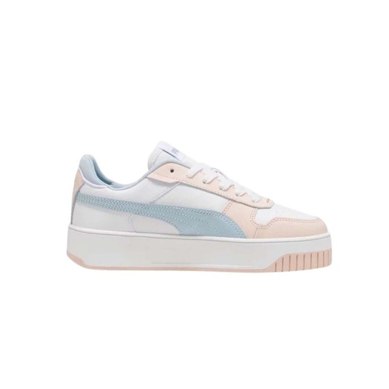 Puma Zapatillas Carina Street Blanco Rosa White Frosted Dew Pink Niño