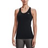 Under Armour Camiseta tirantes HeatGear Racer Negro Mujer