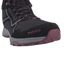 Treksta Botas Sta 102 MID Lace Gore-Tex GTX Negro Morado Purple Mujer