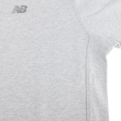 New Balance Sudadera Athletics French Terry Crew Gris Ash Heather Hombre