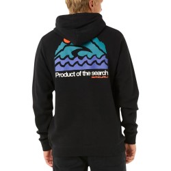 Rip Curl Sudadera Search Zip Through Negro Black Hombre