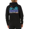 Rip Curl Sudadera Search Zip Through Negro Black Hombre