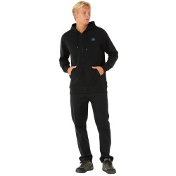 Rip Curl Sudadera Search Zip Through Negro Black Hombre