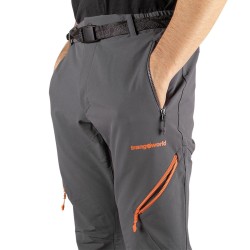 Trangoworld Pantalón Trekking Ardenas Gris Turbulence Hombre