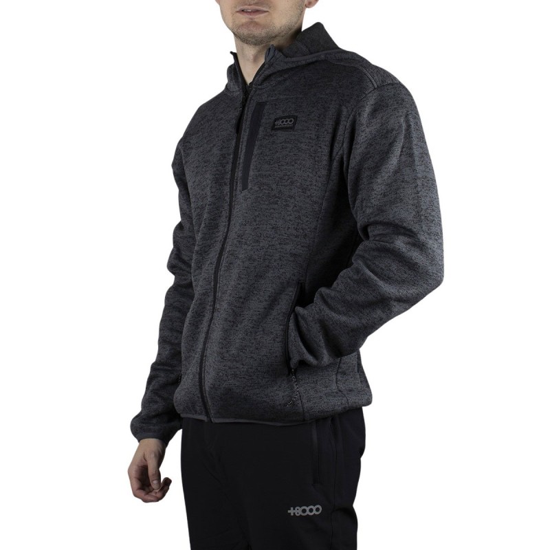 +8000 Chaqueta Punto Ucra 24I Gris Antracita Hombre