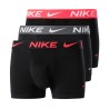 Nike Calzoncillos Trunk Shorty Boxer 3 uds Negro Rosa Gris Hombre