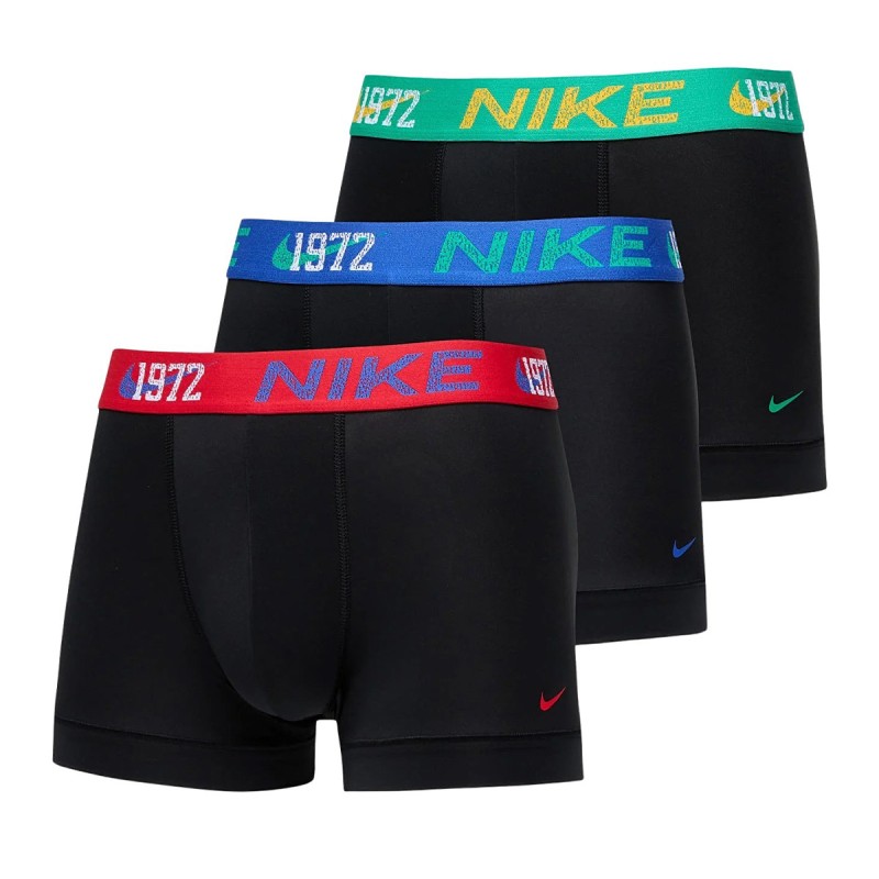 Nike Calzoncillo Essential Trunk Shorty Boxer 3pk Azul Verde Rojo Hombre