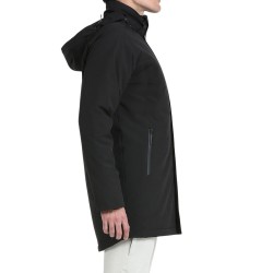 +8000 Abrigo Largo Impermeable Isra 24I Negro Hombre