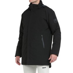 +8000 Abrigo Largo Impermeable Isra 24I Negro Hombre