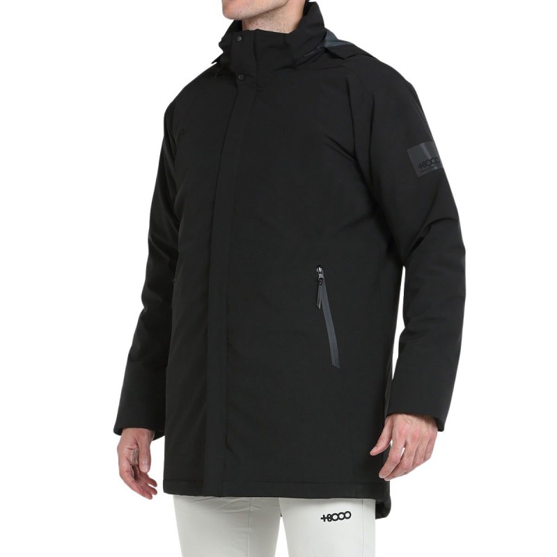 +8000 Abrigo Largo Impermeable Isra 24I Negro Hombre