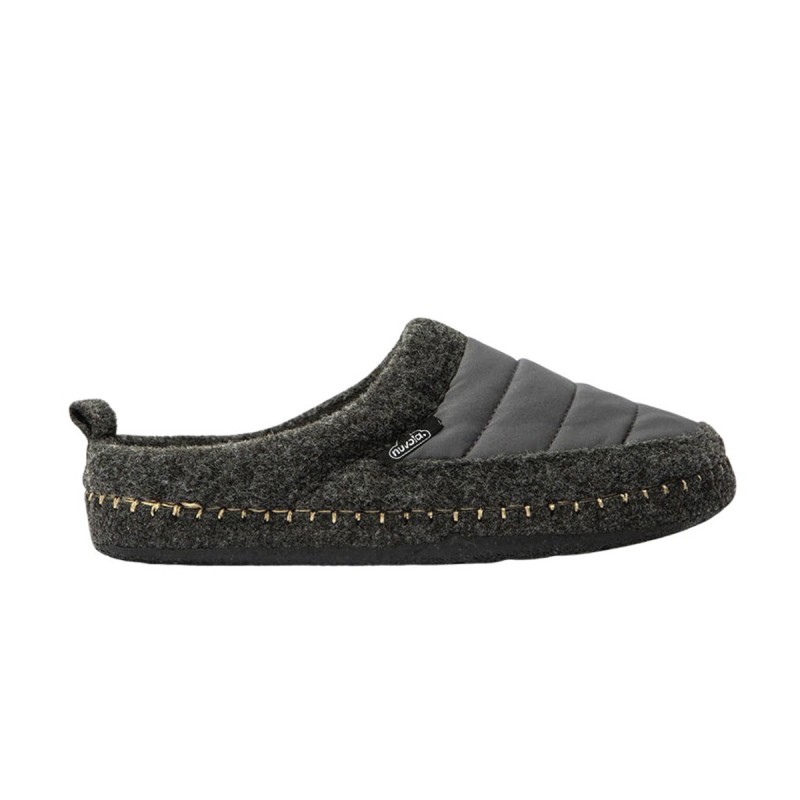 Nuvola Zapatillas de casa Zueco New Wool Gris Dark Grey Unisex