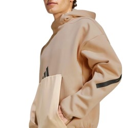 ADIDAS Sudadera con Capucha Z.n.e. Hd Beige Hombre