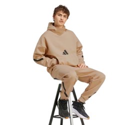 ADIDAS Sudadera con Capucha Z.n.e. Hd Beige Hombre