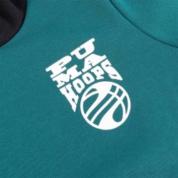 Puma Sudadera Basketball Blueprint Verde Cold Green Niño