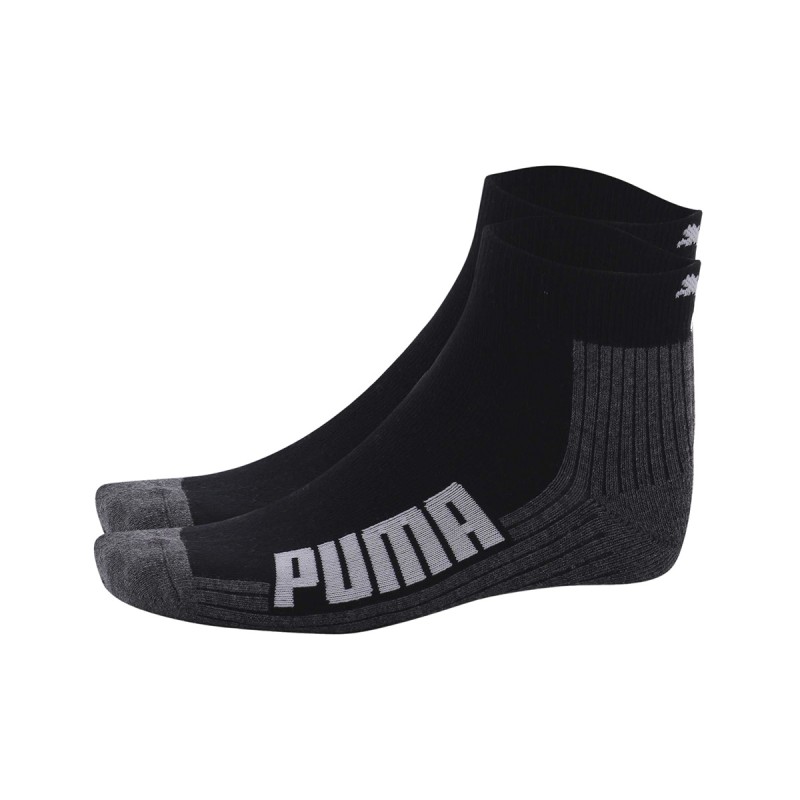 Puma Calcetines Unisex Bwt Cushioned Quarter 2p Negro Blanco Black White Unisex
