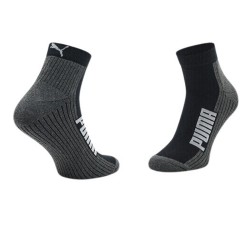 Puma Calcetines Unisex Bwt Cushioned Quarter 2p Negro Blanco Black White Unisex