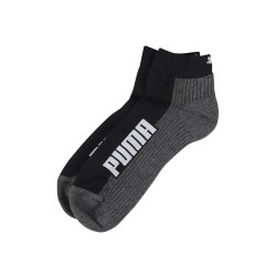 Puma Calcetines Unisex Bwt Cushioned Quarter 2p Negro Blanco Black White Unisex