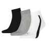 Puma Calcetines Lifestyle Quarter 3p Blanco Gris Negro White Black Grey Unisex