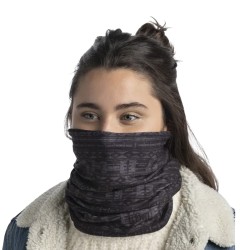 Buff Braga Cuello Polar Reversible Negro Gris Urid Black Unisex