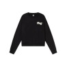 Puma Sudadera Script Negro Black Mujer