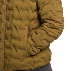 Trangoworld Chaqueta Plumas Teos Marrón Ocre Plantation Hombre