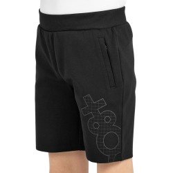 +8000 Pantalón Corto Chándal Agapi 25V Negro Niño