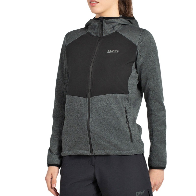 +8000 Sudadera Vifil 25V Verde Oscuro Mujer
