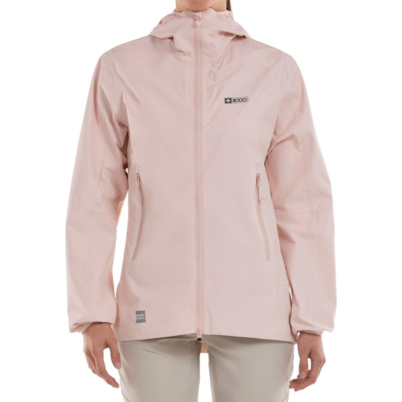 +8000 Chaqueta Impermeable Volantis 25V Rosa Palido Mujer