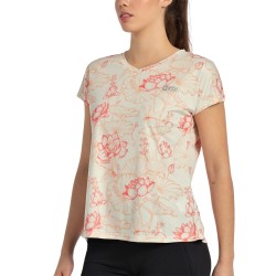 +8000 Camiseta Caonil 25V Flores Coral Mujer