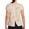+8000 Camiseta Caonil 25V Flores Coral Mujer