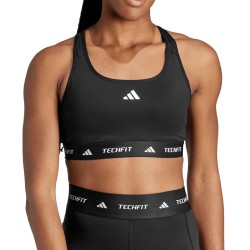 ADIDAS Top Deportivo Techfit Negro Black Mujer