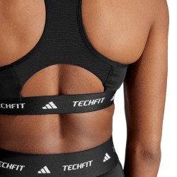 ADIDAS Top Deportivo Techfit Negro Black Mujer