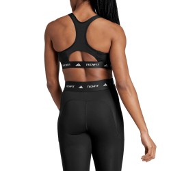 ADIDAS Top Deportivo Techfit Negro Black Mujer