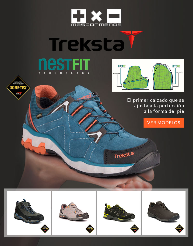 encuentro Bebida fin de semana Treksta con tecnología Nestfit: el primer calzado que se ajusta a tu pie