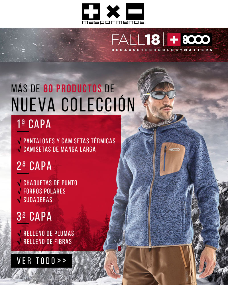 Colección +8000 invierno 2018/2019