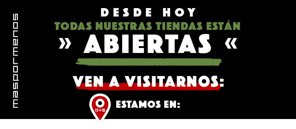 Tiendas Maspormenos abiertas