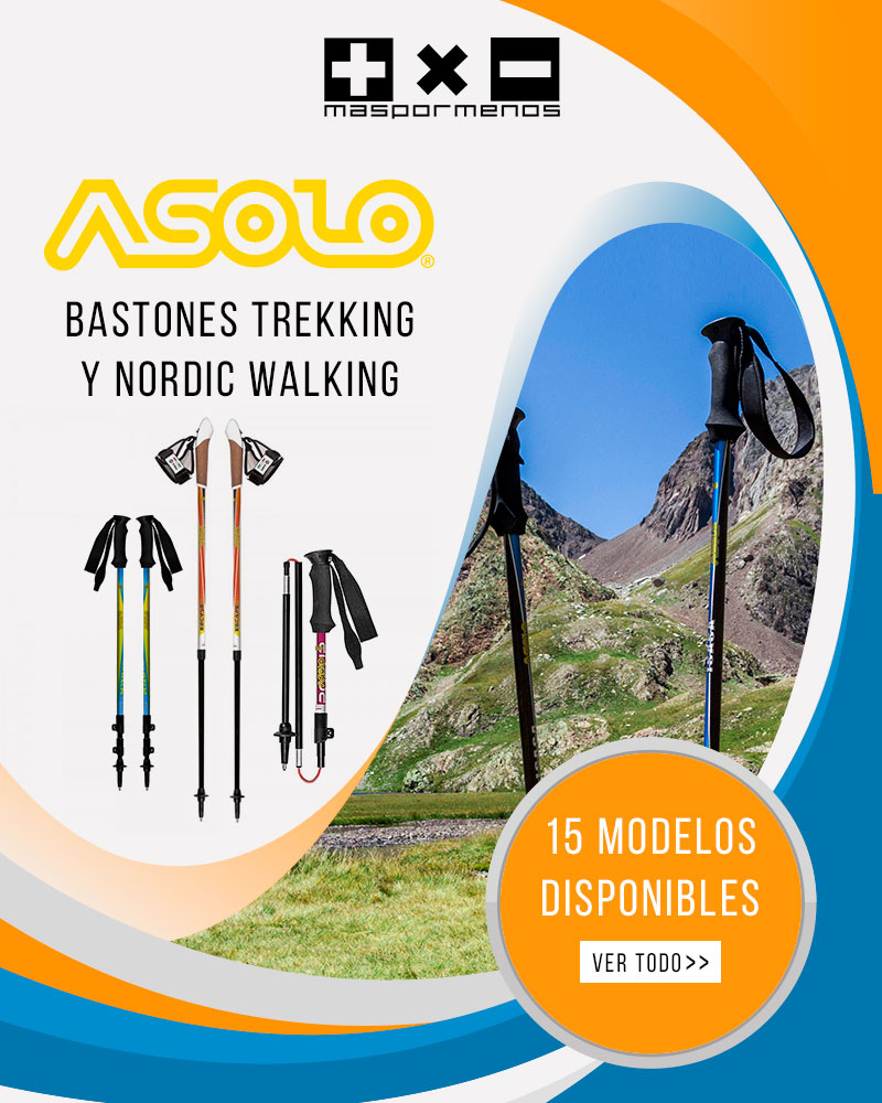 bastones trekking Asolo en oferta