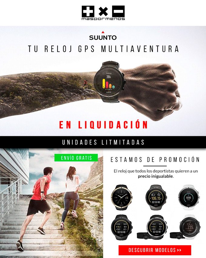 Liquidación relojes Suunto en oferta