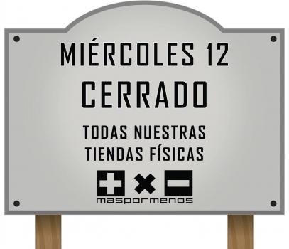 Miércoles 12 cerrado
