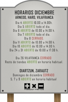 Horarios Diciembre Maspormenos