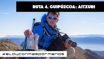 Cumbre de Guipúzcoa Aitxuri 1.551m con Eloy Pérez y Maspormenos 